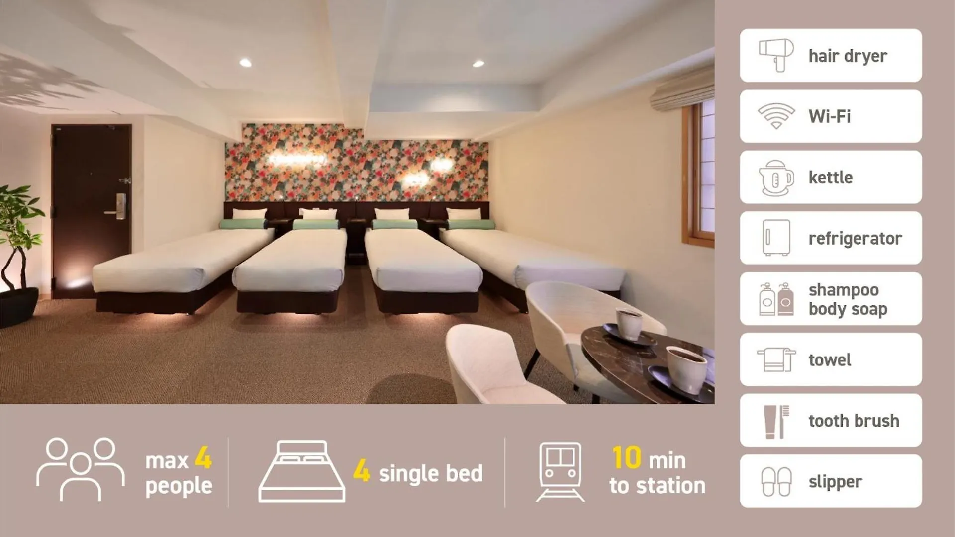 Gion Crystal Hotel - Vacation Stay 21919V Kyoto Japan